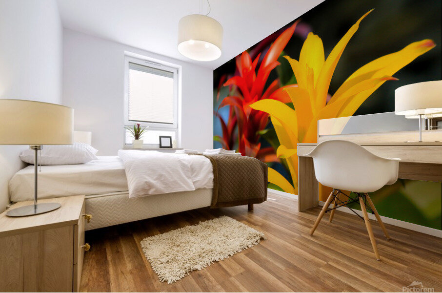 Vibrant Botanicals Mural print