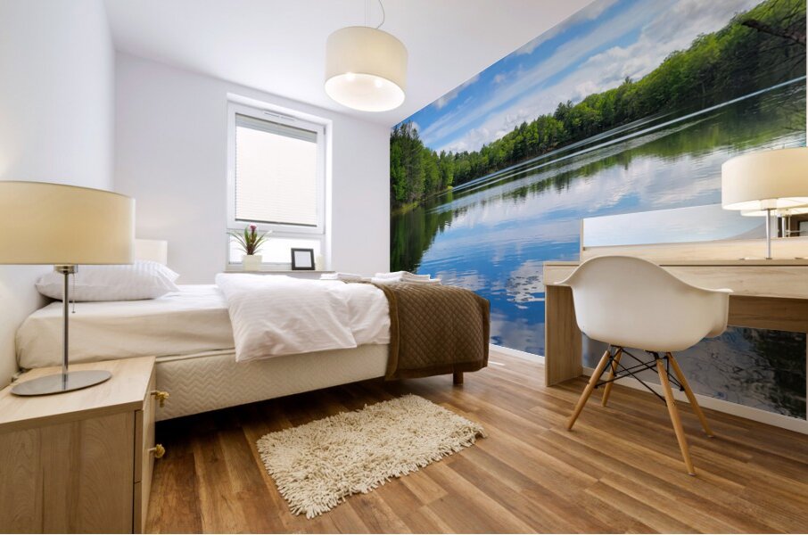 Canoe Bay Mural print