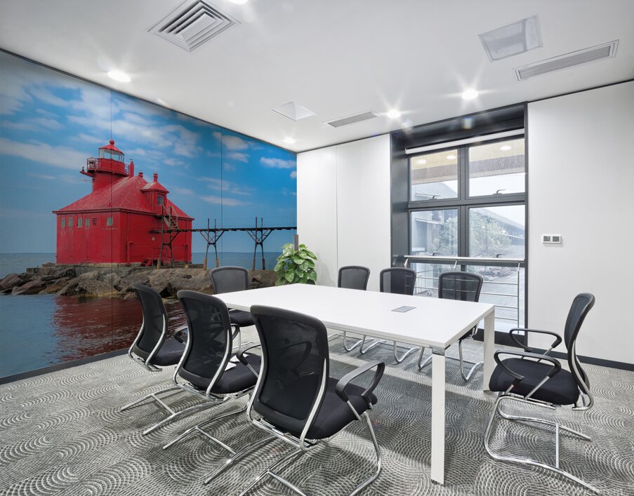 Door County Lighthouse Wall Printing