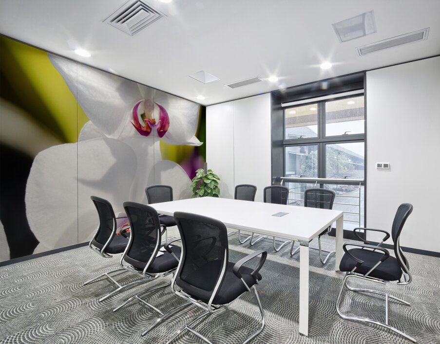 Smiling Moth Orchid Wall Printing